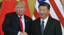 Presiden AS Donald Trump, Perdana Menteri China Xi Jinping /Reuters