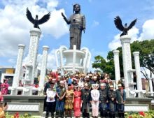 Wabup Bagus Santoso Hadiri Undangan Wako Pematang Siantar Resmikan Monumen Tugu