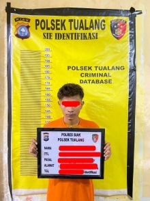 Polsek Tualang Tangkap Pelaku Tindak Pidana Persetubuhan Terhadap Anak di Bawah Umur di Wisma Mitra.