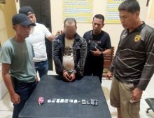 Polsek Sungai Apit Gagalkan Peredaran Narkoba di Bunsur, 29,54 Gram Sabu Disita, Polisi Luka Ditikam