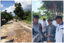 'Cukup Sudah Derita Warga!' Wakil Wali Kota Markarius Anwar Sidak Jalan Rusak di Rumbai. (Dok. Riau24com)