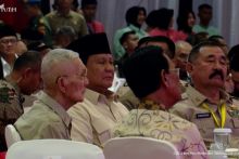 Halal Bihalal Purnawirawan TNI, Prabowo Bicara Didepan Try Sutrisno Singgung Soal Anak Muda Berani Memimpin. (X/Foto)