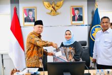 Bupati Kasmarni Usulkan Pembangunan Dermaga dan;Jalan ke Menteri Perhubungan Republik Indonesia 