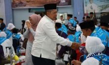 Penuh Haru, Bupati Siak Lepas 333 Orang Calon Jemaah Haji Siak ke Tanah Suci
