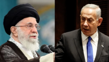 Pemimpin Tertinggi Iran Ayatollah Ali Khamenei dan PM Israel Benjamin Netanyahu /Reuters