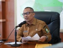 Daring, Wabup Bengkalis Ikuti Acara MoU Bersama Universitas dan Fakultas