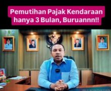 Gubri Ajak Masyarakat Memanfaatkan Program Pemutihan Pajak Kendaraan (sumber dari : wahid_simbar)