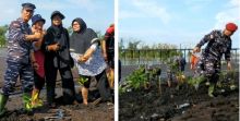 Danlanal Dumai Bersama Wabup dan Forkopimda Bengkalis Tanam 3000 Mangrove