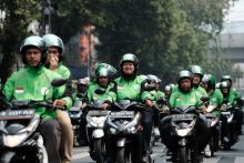 Demonstrasi ojek online. Sumber: infobanknews