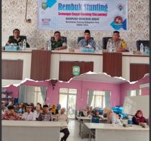 Polri Peduli Generasi Sehat: Bhabinkamtibmas Hadiri Rembuk Stunting di Maredan Barat