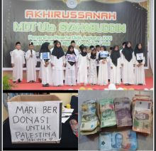 Santri MDT ULA Syahabuddin Galang Donasi dan Pentaskan Puisi untuk Palestina: Dari Siak, Doa dan Harapan Mengalir ke Gaza