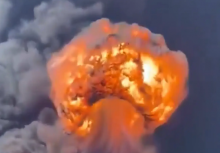 Ledakan pabrik kimia di China /net