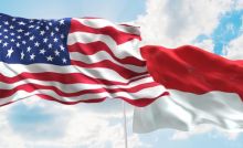 Bendera Indonesia dan Amerika Serikat. Sumber: channel9.id