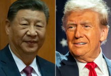Presiden AS Donald Trump dan Presiden Tiongkok Xi Jinping /AFP