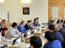 Pertemuan duta besar dari 17 negara anggota Dewan Gubernur Badan Energi Atom Internasional /X-@Gharibabadi