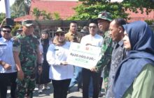  Bupati Kasmarni Hadiri Penutupan TMMD ke 124 di Kecamatan Mandau