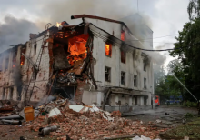 Rusia melancarkan serangan paling dahsyat terhadap Kharkiv, Ukraina /Reuters