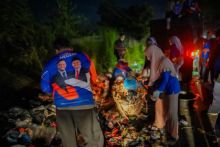 -Kader Partai Demokrat Pekanbaru Turun ke 15 Kecamatan, Bersihkan Sampah Pasca Mogok Kerja PT EPP (Screeshot cakaplah.com)