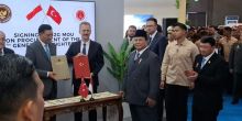 Disaksikan Prabowo, Indonesia dan Turki Jalani MoU Pengembangan Jet Tempur.