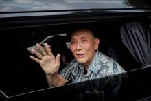 Bos jalan tol Jusuf Hamka. Sumber: kumparan.com