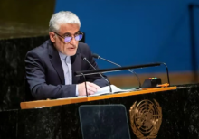 Duta Besar Iran untuk PBB Amir Saeid Iravani /Reuters