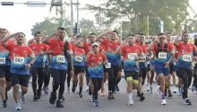 Meriahkan Hari Bhyangkara, 790 Runner Ikuti Fun Run 7,9 Km Polda Riau.