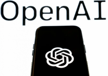 Ilustrasi foto ini menunjukkan logo ChatGPT di sebuah kantor di Washington, DC, pada 15 Maret 2023 /AFP