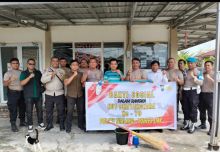 Tiga Iman, Satu Aksi: Polsek Tualang Gelar Bakti Sosial di Rumah Ibadah Jelang Hari Bhayangkara ke-79