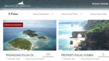 Pulau di Indonesia dijual online. Sumber: Internet