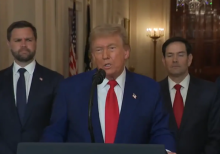 Pidato Donald Trump kepada rakyat setelah serangan terhadap fasilitas nuklir Iran /Cuplikan layar LIVE Gedung Putih