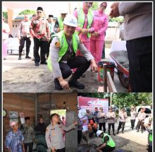 Polres Siak Bangun Rumah Layak Huni ke-6 dari Zakat Anggota: Wujud Nyata Polri untuk Masyarakat Peletakan Batu Pertama di Desa Dayun Menjadi Simbol Kepedulian Polres Siak dalam     Hadiah HUT Bhayangkara ke-79