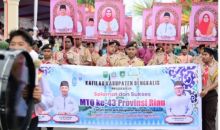 1.500 Peserta Pawai Ta'aruf Kafilah Kabupaten Bengkalis Tampil Maksimal