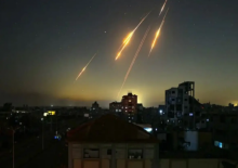 Rudal ditembakkan selama perang Israel-Iran /AFP