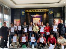 Empat WBP Lapas IIA Bengkalis Dibebaskan, Tiga Lainnya Bebas Murni