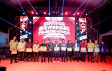 Bupati dan Para Tokoh Masyarakat Bersatu Merayakan Hari Bhayangkara ke 79 Polres Bengkalis