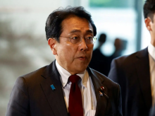 Ryosei Akazawa, kepala negosiator perdagangan Jepang /Reuters