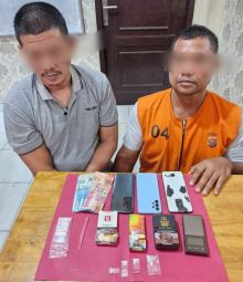 Dua Bandar Shabu Dibekuk, Satu Buron! Sat Narkoba Polres Siak Bongkar Jaringan Narkotika di Kampung Rempak