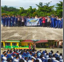 Kapolsek Lubuk Dalam Edukasi Pelajar soal Tertib Lalu Lintas, Dorong Generasi Muda Jadi Pelopor Keselamatan