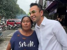 Ibu penjual kacang dan Raffi Ahmad