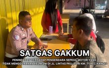 Satgas Gakkum Polres Siak Tindak Tegas Pelanggar Lalu Lintas di Kandis, Edukasi dan Keselamatan Jadi Prioritas