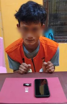 Kurir Sabu Dibekuk di Lubuk Jering, Disembunyikan di Batang Pisang