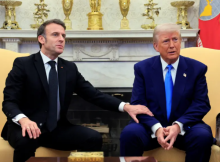 Emmanuel Macron dan Donald Trump /Reuters