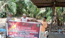 Cegah Karhutla, Bhabinkamtibmas Aiptu Yakohar Gencar Sosialisasikan Larangan Membakar Lahan di Tualang Timur