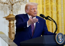 Presiden AS Donald Trump memberlakukan serangkaian tarif baru /ANI