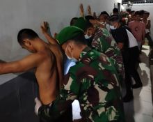 Razia Gabungan Sapu Bersih Kamar Hunian WBP Lapas IIa Bengkalis