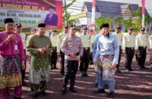 Pemkab dan Polres Bengkalis Lepas 40 Satpam Ikut Diksar