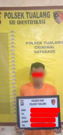 Tiga Anak Jadi Korban, Polsek Tualang Tangkap Terduga Pelaku Pencabulan