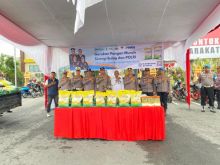 Polres Siak & Bulog Gelar Gerakan Pangan Murah, Warga Serbu Beras dan Gula Murah