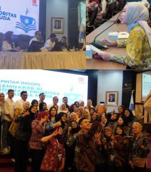 Dihadapan Wamenaker, Dwi Kurnia Sari Anak Pesisir Pulau Bengkalis Tanyakan Ini