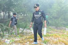 Gelora Menyambut HUT RI ke 80, Camat Rupat Utara Goro Bersama di Pulau Beting Aceh